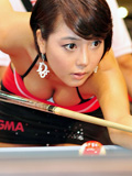 韩国性感美女场外桌球大比拼