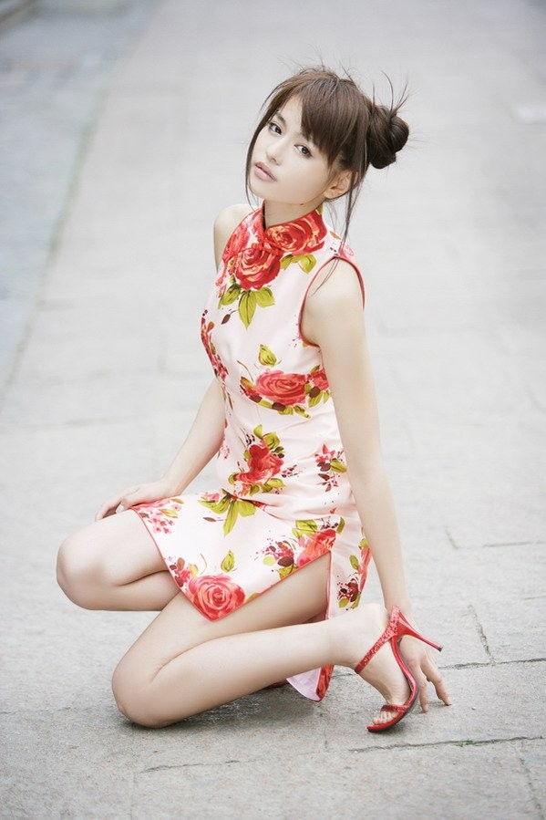 中国美女明星旗袍装(图14)