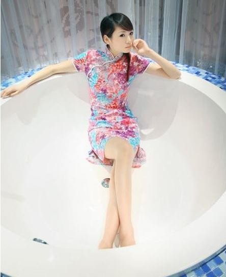 中国美女明星旗袍装(图5)