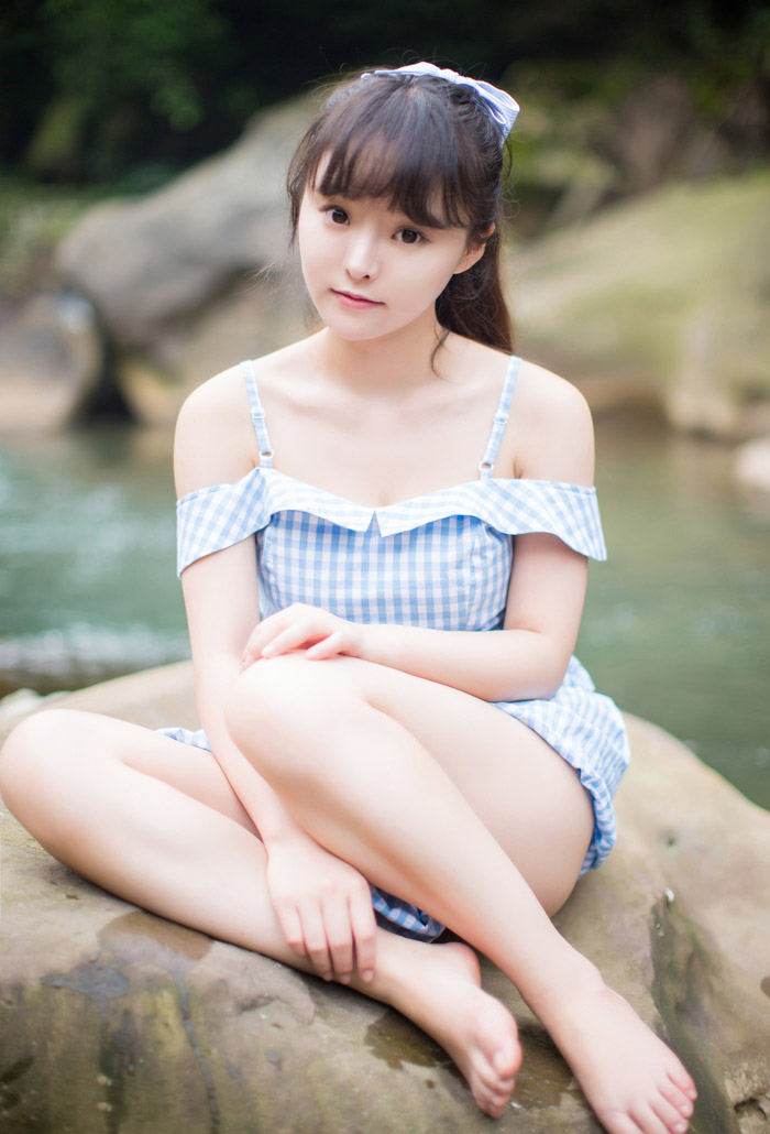 萝莉妹子柳侑绮雪亮大眼郊游照(图19)