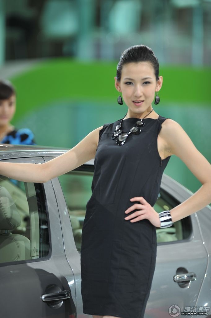 斯柯达展台上的美女车模(图7)