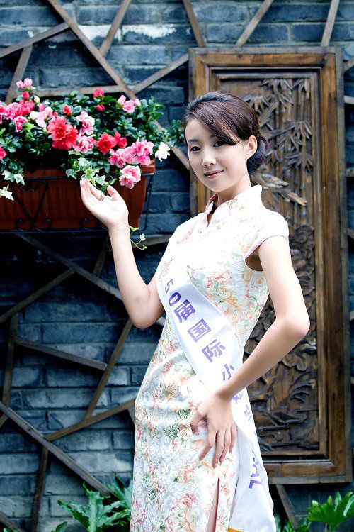 美丽的国际小姐高清旗袍摄影(图2)