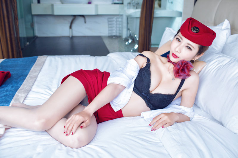 兔女郎莉莉玩变装制服诱惑看点足(图27)